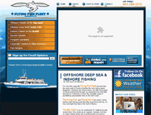 Tablet Screenshot of flyingfishfleet.com